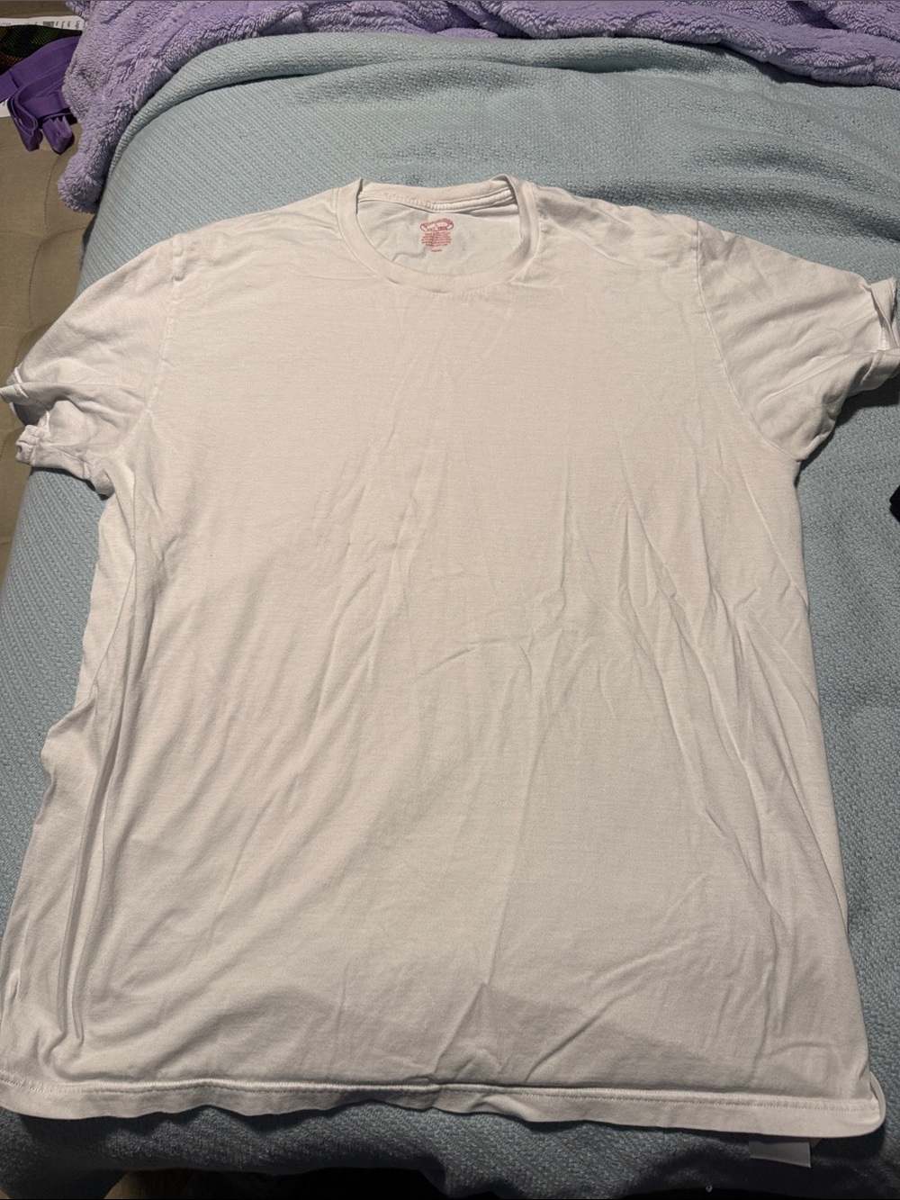 Brooks Brothers White Short Sleeve Crew Tee
